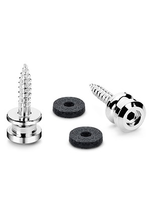 Schaller S-Locks Strap Buttons Small Chrome 쉘러 에스락스 스트랩 버튼 스몰 유광 크롬 (2개/1세트 국내정식수입품)