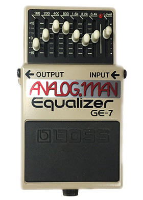 Analog Man Boss GE7/Pro EQ 아날로그맨 그래픽 이퀄라이저 프로 모디파이 버전 (국내정식수입품)