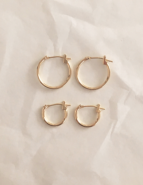 14k basic earring[2type]