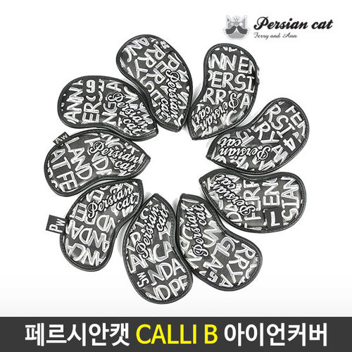 페르시안캣 정품 CALLI B 아이언커버 블랙 헤드커버