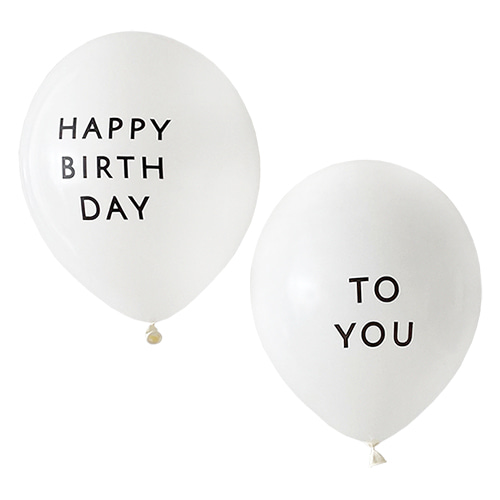 [SALE]HAPPY BIRTHDAY TO YOU 벌룬세트(_6pcs)