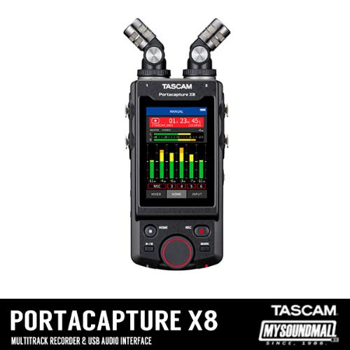 TASCAM - Portacapture X8 포터캡쳐 리니어 PCM 레코더