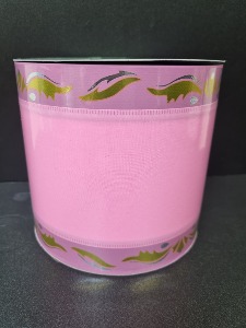 1350. 관엽글씨 13.5cm 더블 핑크/핑크 (1박스는 18개)
