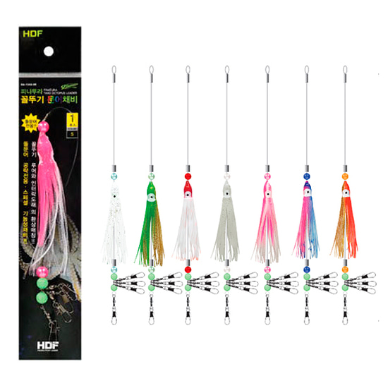 해동 HA-1340 피나투라 꼴뚜기 문어 채비/문어낚시