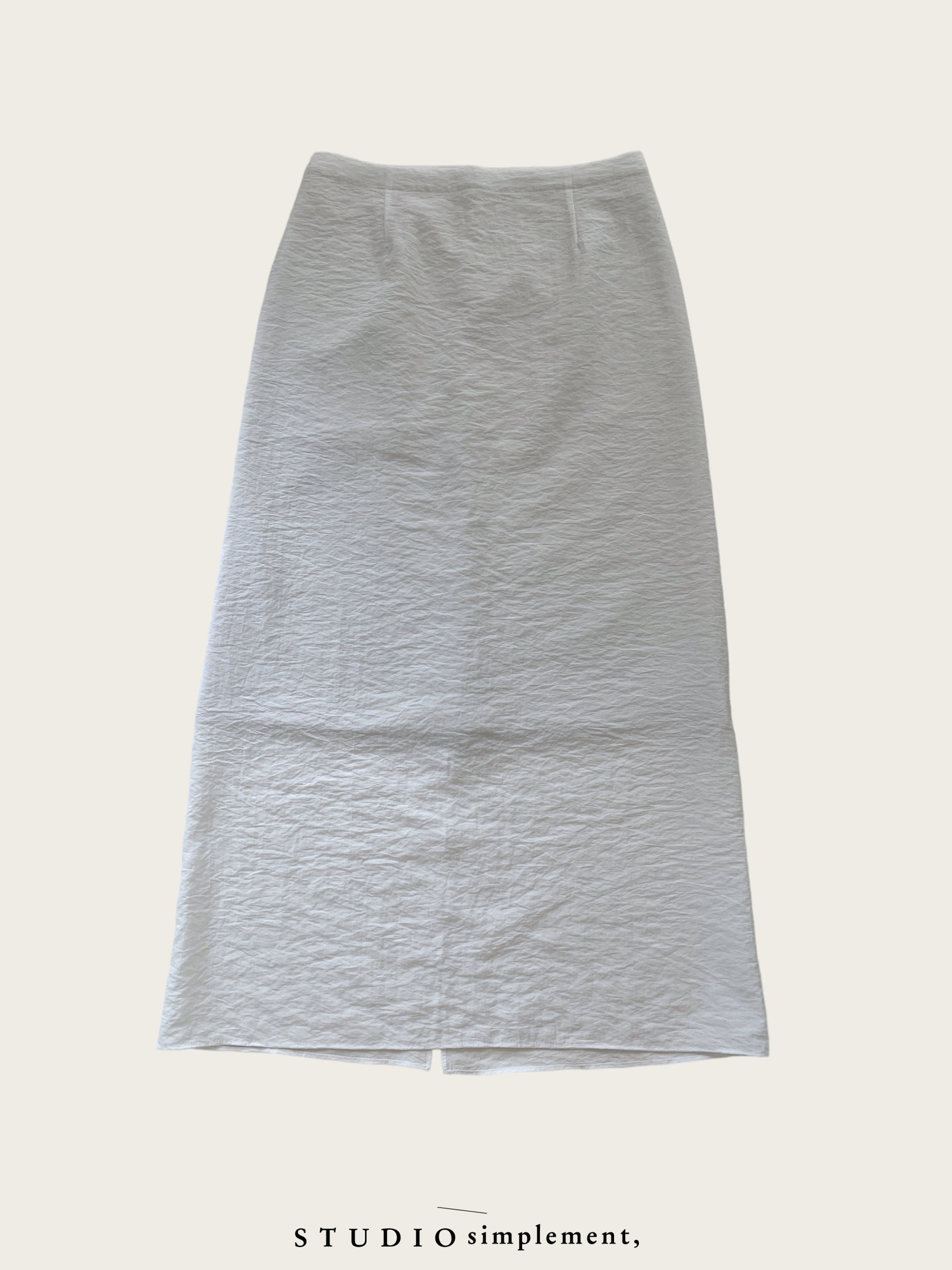 329 Sur Blanc long Skirt