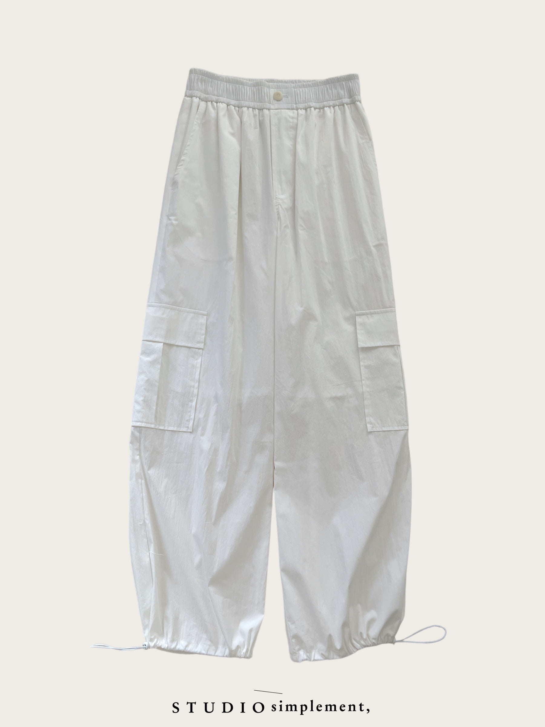 321 Matin Cargo Pants (white)
