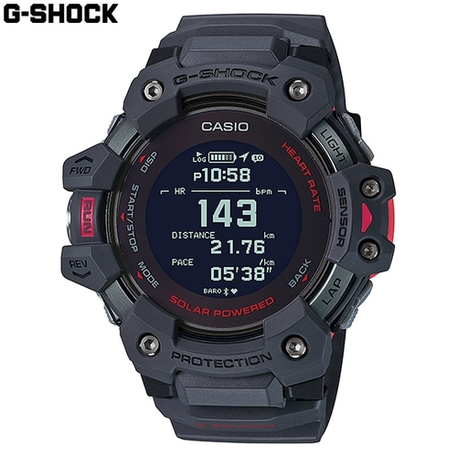 지샥 지스쿼드 GBD-H1000-8 남자 전자 시계 블루투스 심박수측정 GPS 스포츠