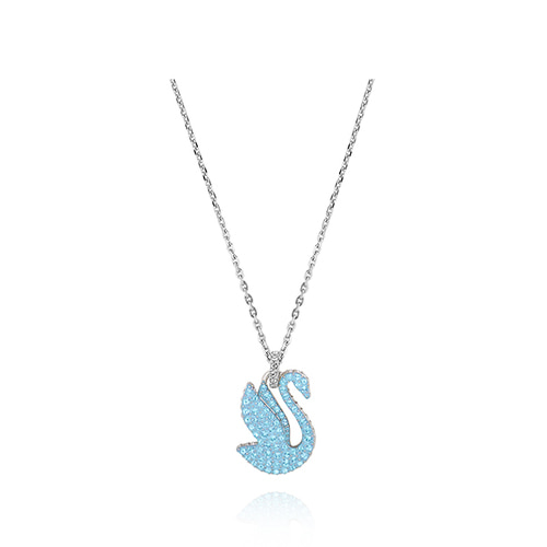 스와로브스키 Iconic Swan 블루 스완 여성 백조 목걸이 5660594