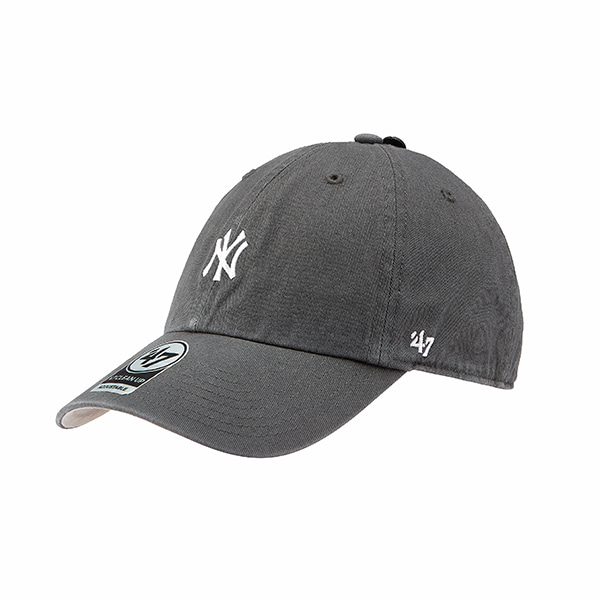 47브랜드 NY 뉴욕 양키스 스몰 로고 볼캡 남녀공용 야구 모자 B-BSRNR17GWS-CC