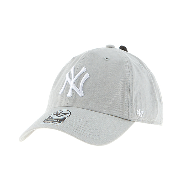 47브랜드 NY 뉴욕 양키스 빅 로고 볼캡 남녀공용 야구 모자 B-RGW17GWS-GY