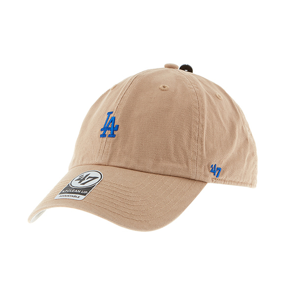 47브랜드 LA 다저스 스몰 로고 볼캡 남녀공용 야구 모자 B-BSRNR12GWS-KHC