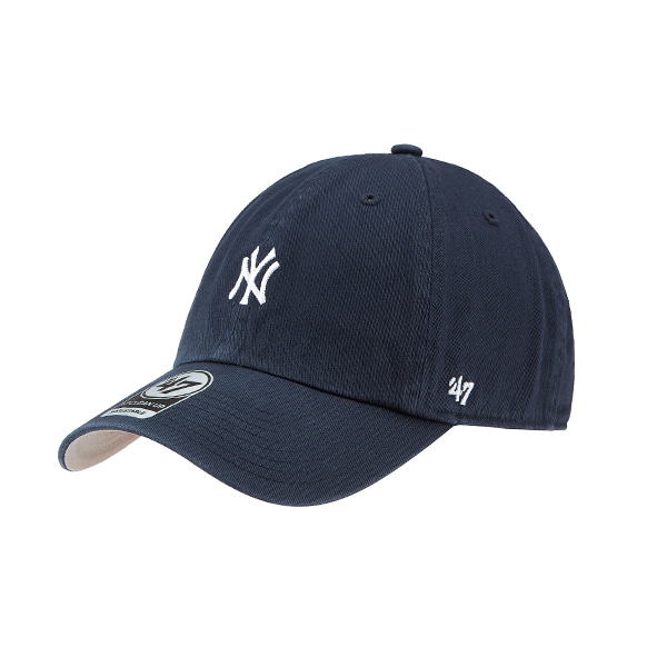 47브랜드 NY 뉴욕 양키스 스몰 로고 볼캡 남녀공용 야구 모자 B-BSRNR17GWS-NY