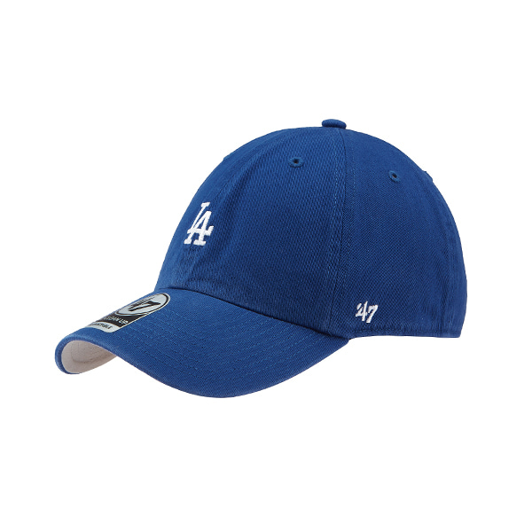 47브랜드 LA 다저스 스몰 로고 볼캡 남녀공용 야구 모자 B-BSRNR12GWS-RYA