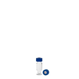 1.2 ml V형 투명 셉텀 샘플 바이알 &amp; 스크류 캡