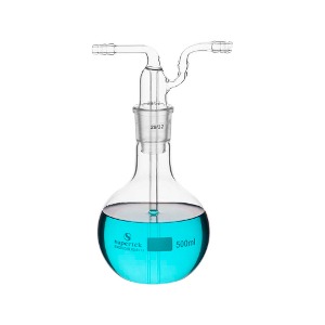 가스 세척병 (평바닥 플라스크)