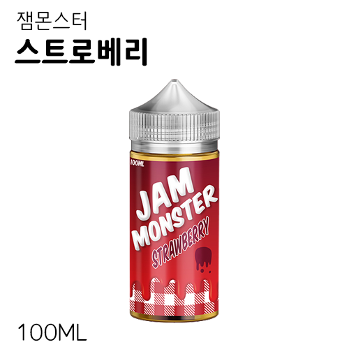 잼몬스터 스트로베리  폐호흡 액상 100ML