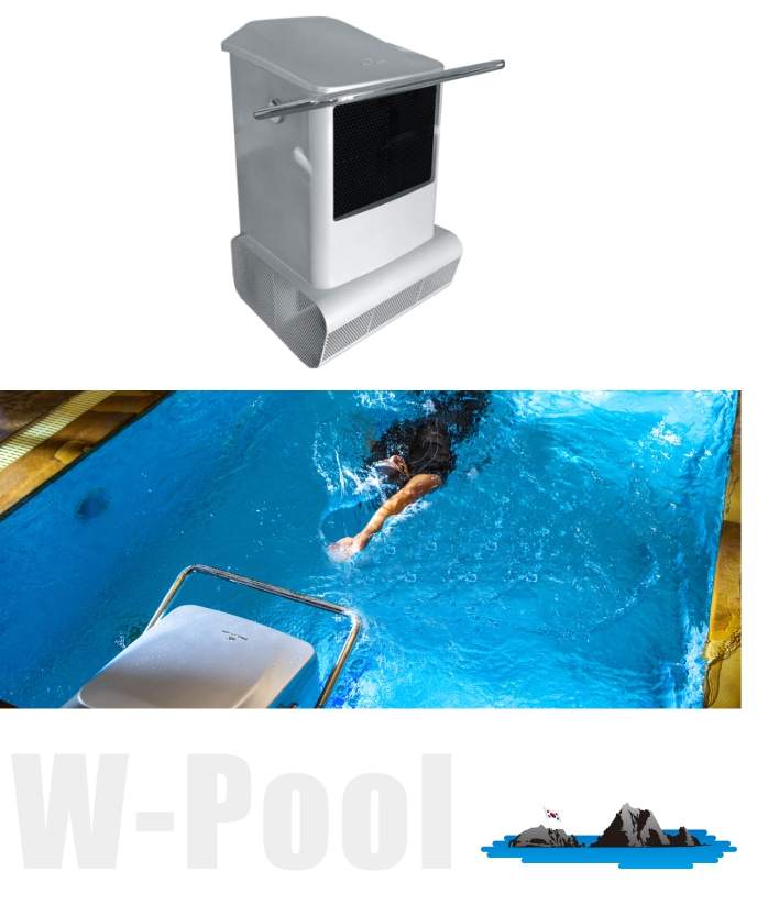 대형 와류젯 수영 보조기구-기존 수영장 설치형