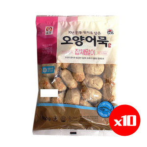 사조 부산오륙도어묵 잡채말이어묵950g(냉동)*10개