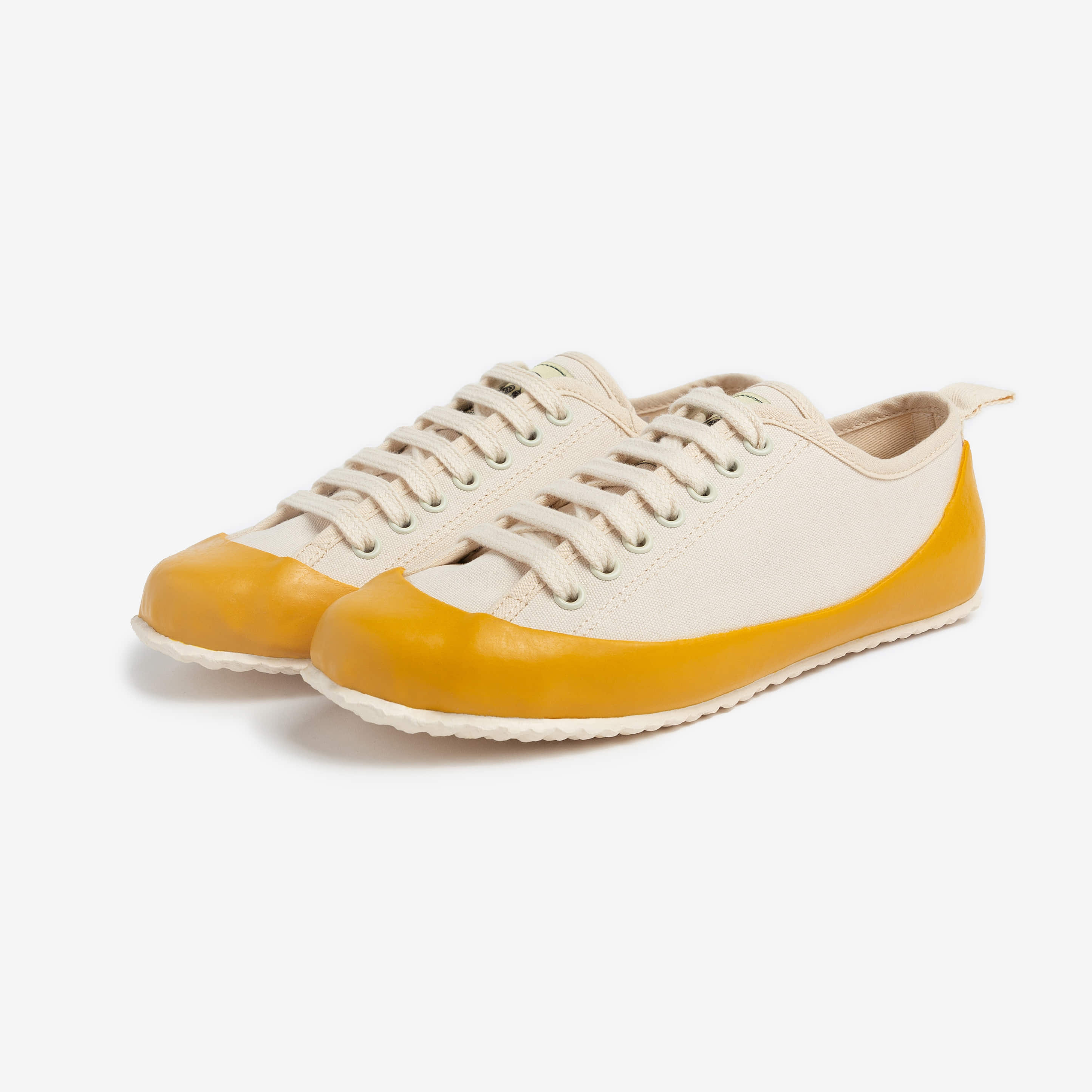 North Sea Clothing - MARINE TYPE2 LACE UP (ECRU/YELLOW)