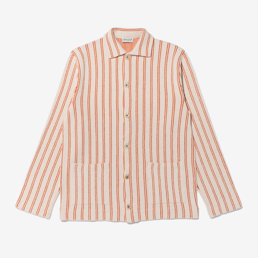 GALLIA - CROPPER (Ivory/Orange)