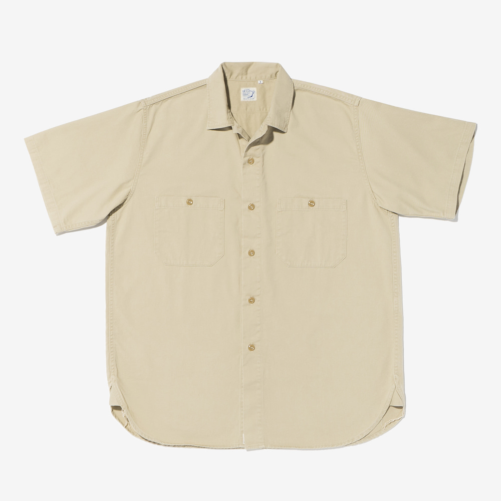 ORSLOW - 1960&#039;s Work Shirts (Beige)