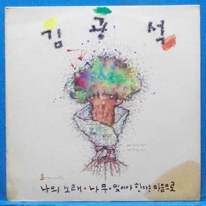 김광석 3집 (나의 노래/잊어야 한다는 마음으로) 김광석 싸인반