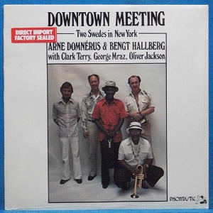 Arne Domnerus &amp; Bengt Hallberg (Downtown meeting) 스웨덴 Phontastic 스테레오 초반 (미개봉)