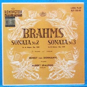 Spalding, Brahms violin sonatas No.2 &amp; 3