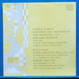 Bernard Michelin, Barati cello concerto