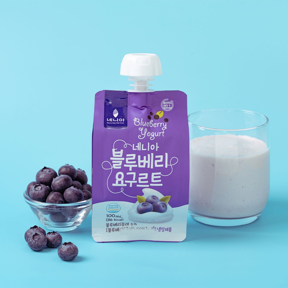 네니아 블루베리요구르트 100ml x 10개