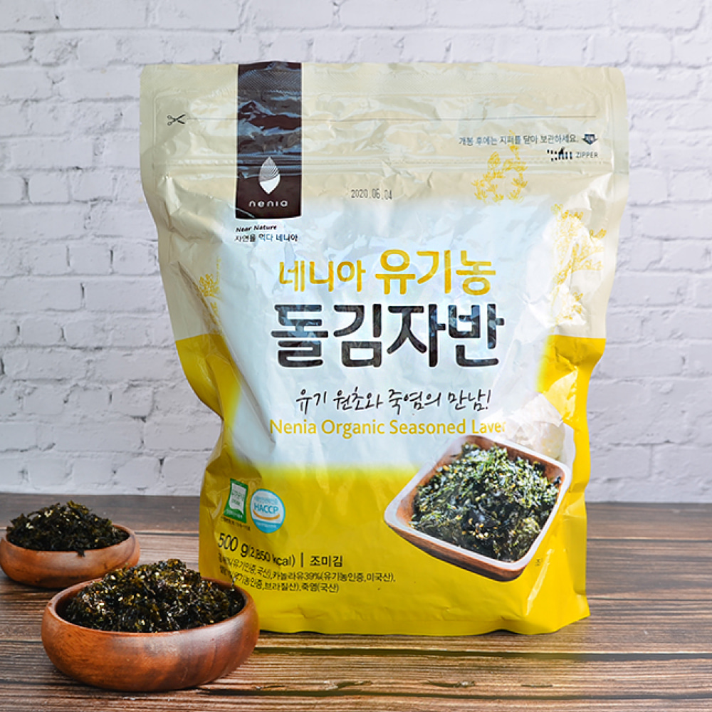 네니아 유기농 돌김자반 500g(대용량)