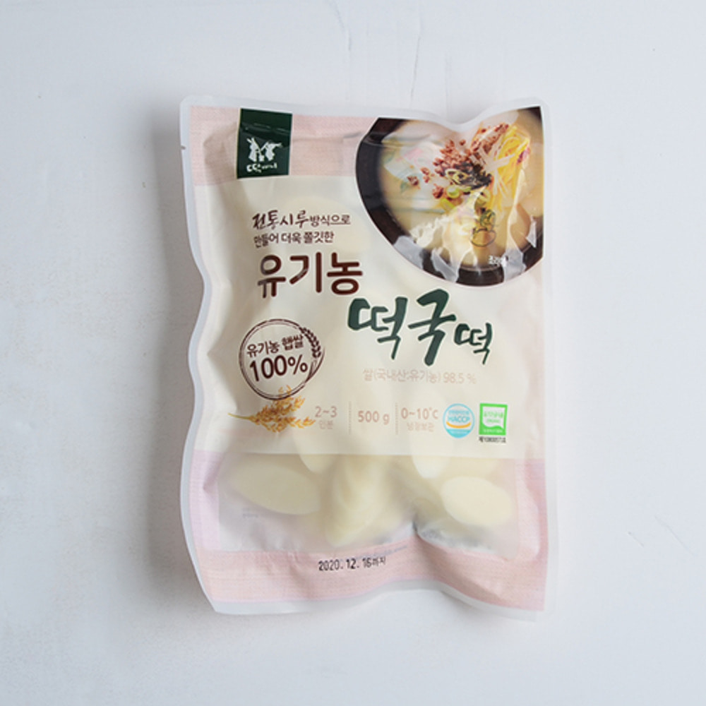 유기농 떡국떡 500g