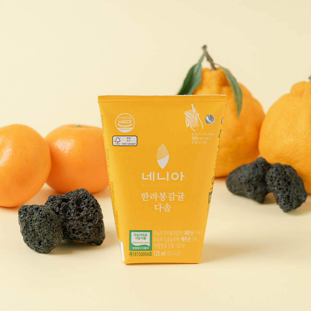 네니아 한라봉감귤다솜 125ml x 14개