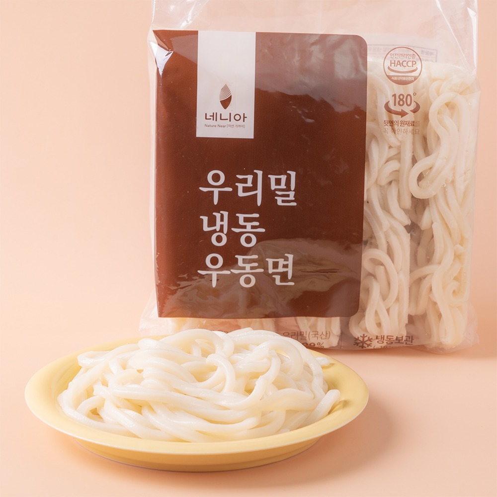 네니아 우리밀 냉동 우동면 1.15kg(230g x 5개)