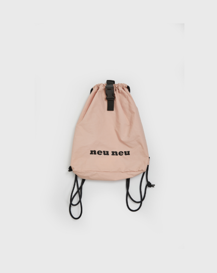 neuneu drawstring bag - pink