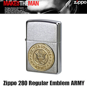 지포 라이터 ZIPPO 지포 아미 엠블램