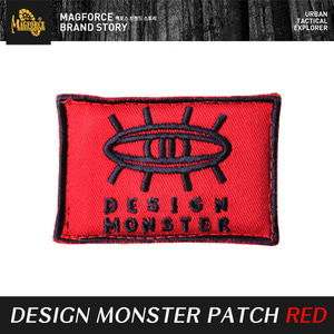 맥포스 디자인 몬스터 패치 Design MONSTER PATCH (레드) / 자석 패치 캠핑 악세사리