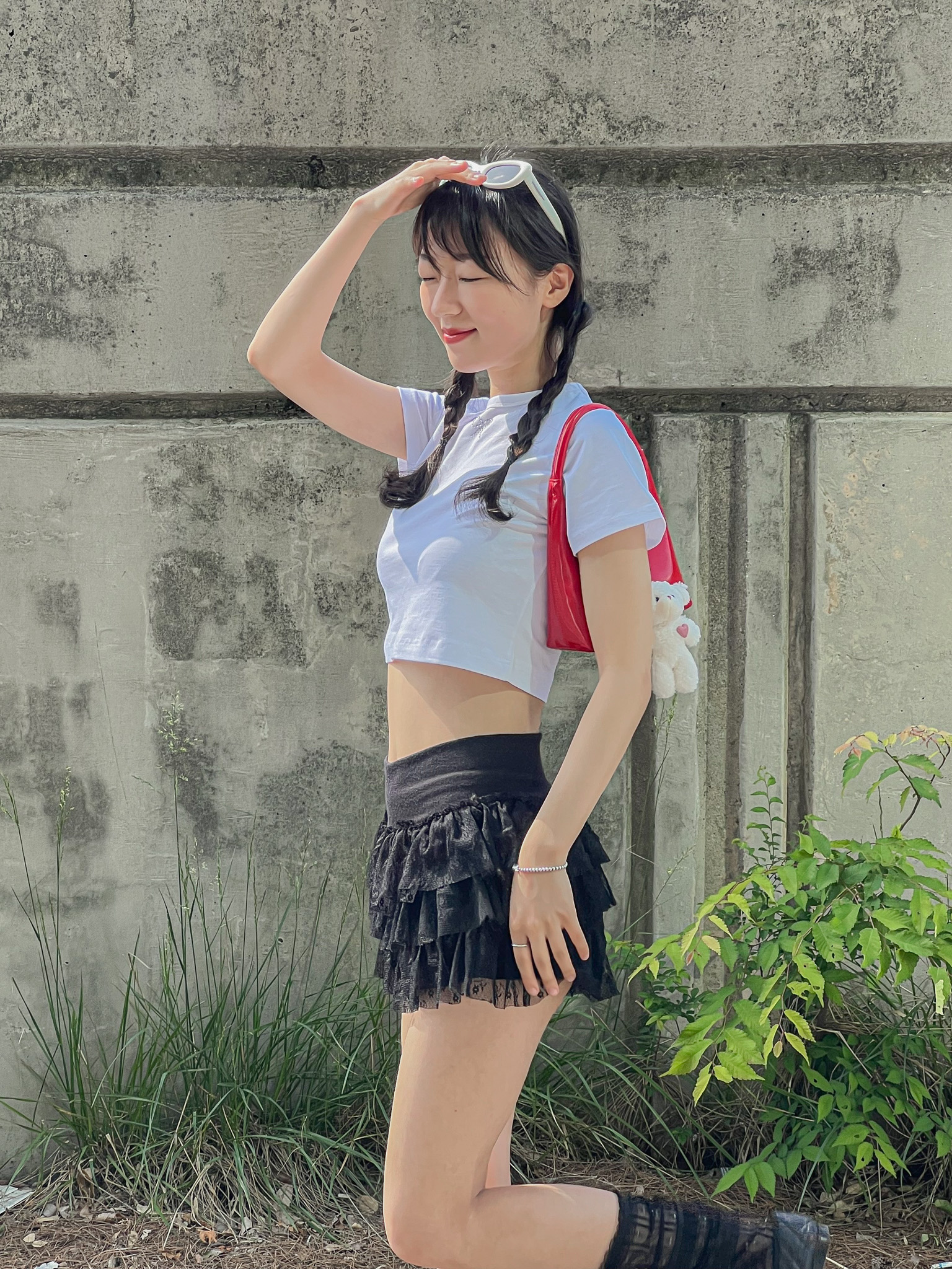 [3천장돌파] 레이스 캉캉 스커트 / 봄 여름 개강룩 휴양지룩 프릴 셔링 블랙 아이보리 플라워 발레코어치마바지 튜튜스커트 캉캉스커트미니 캉캉치마 레이스스커트 a라인스커트미니 상세 이미지 77