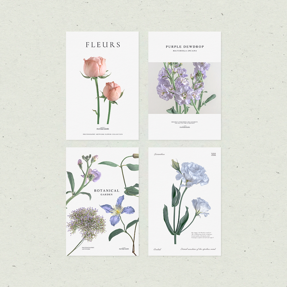 Floral Archive Postcard set