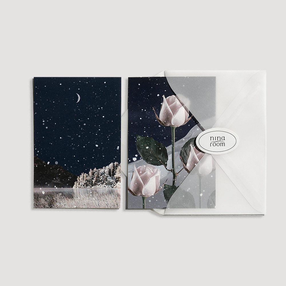 Snowy Country Card 2p set