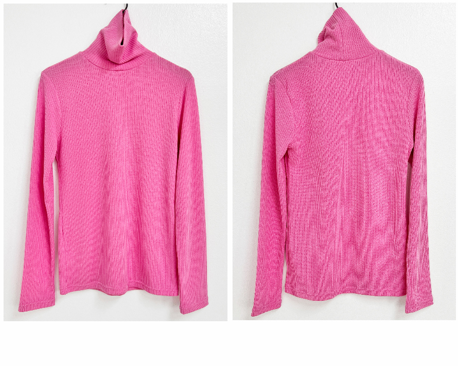 긴팔 티셔츠 핑크 색상 이미지-S1L63