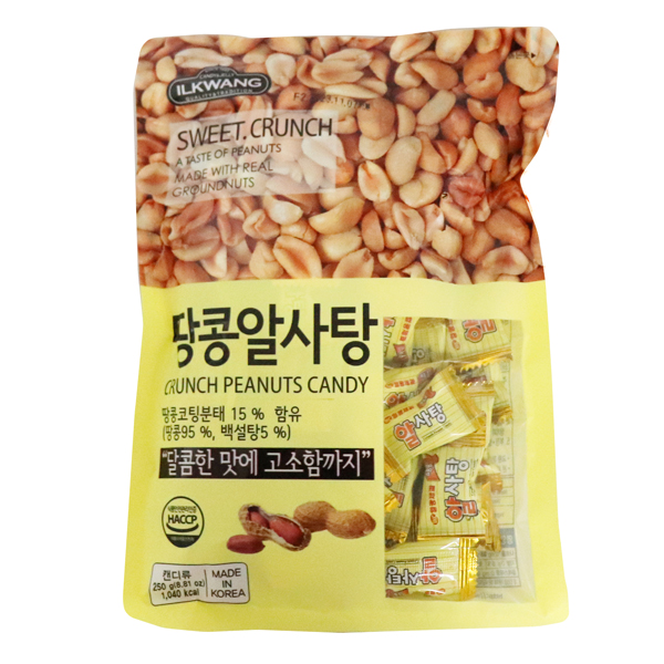 일광제과 땅콩알사탕 250g 1봉