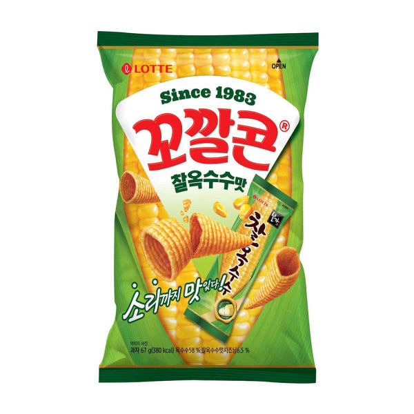 롯데 꼬깔콘 찰옥수수맛 67g