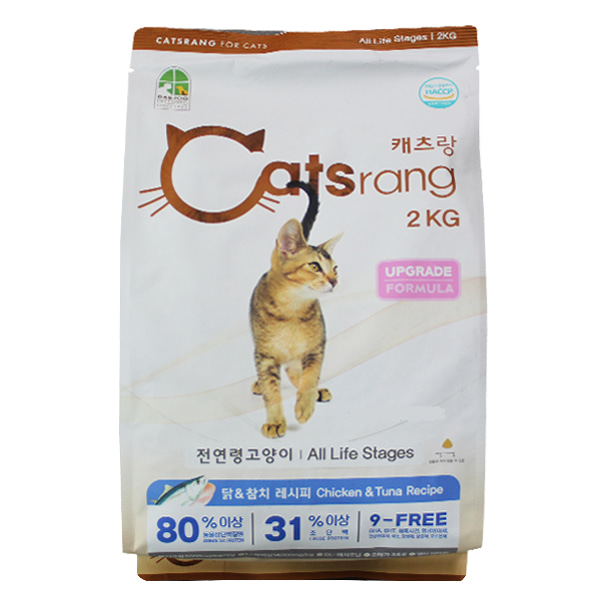 (고양이) 캐츠랑 전연령 리필 2kg X 9개 1박스