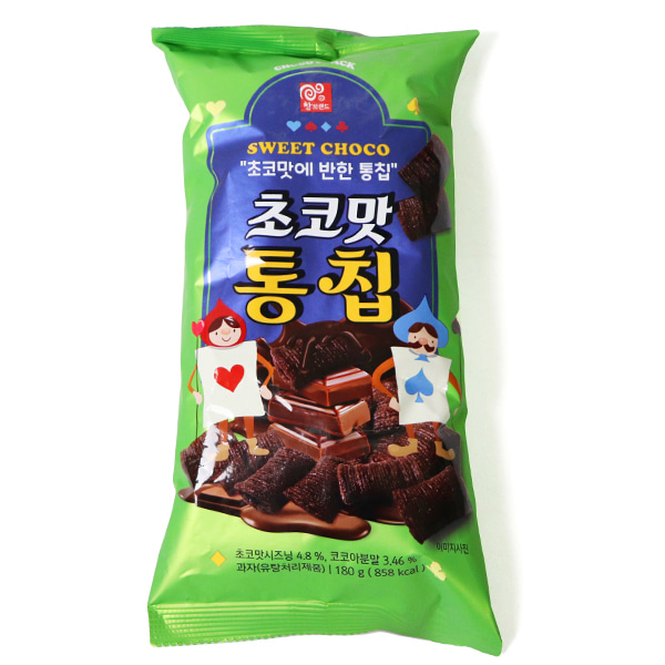 아리랑후드 초코맛통칩 180g