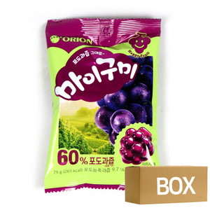 오리온 포도과즙 그대로 마이구미 79gX10개 4곽 1박스