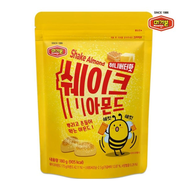 머거본 쉐이크 아몬드 허니버터맛 180g