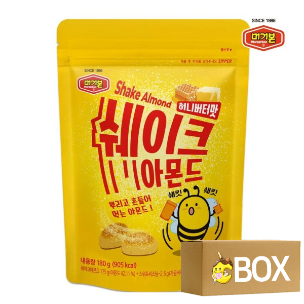 머거본 쉐이크 아몬드 허니버터맛 180g X 20봉 1박스