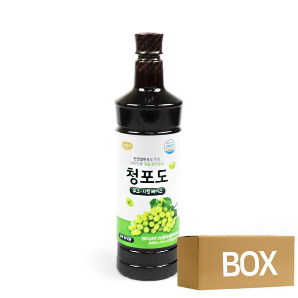 청포도 베이스 970ml X 15개 1박스