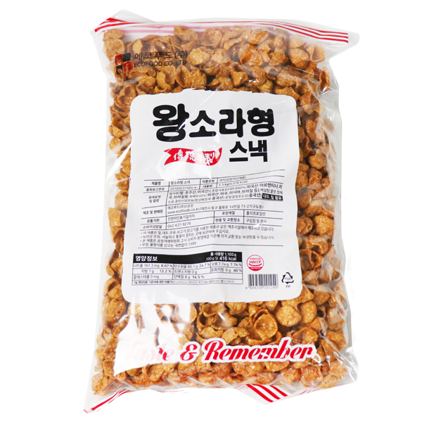 에코푸드 소라형과자(왕소라) 1.25kg 1봉